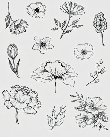 It's All About Flowers Temporary Tattoo Bundle
