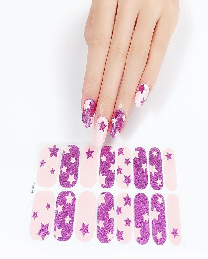 Shimmer Star Nail Art Strips – Simply Inked