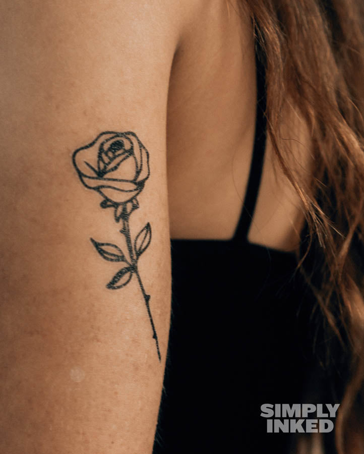 Linear Rose Tattoo – Page 26 – Simply Inked