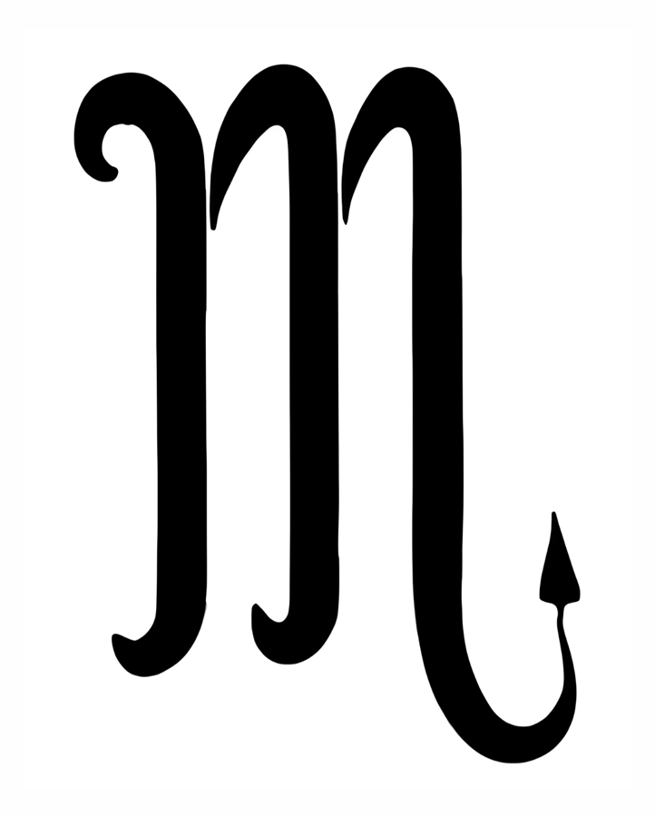 Scorpio Zodiac Temporary Tattoo