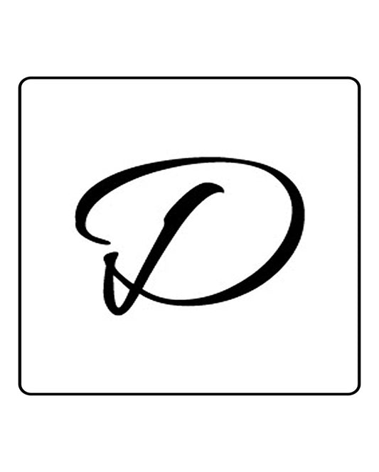 D Alphabet Semi Permanent Tattoo