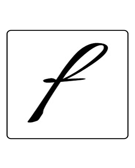 f Alphabet Semi Permanent Tattoo