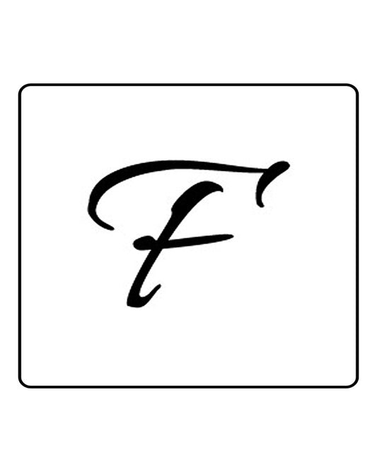 F Alphabet Semi Permanent Tattoo