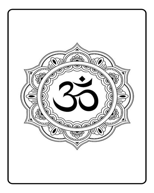 Mandala OM Semi Permanent Tattoo