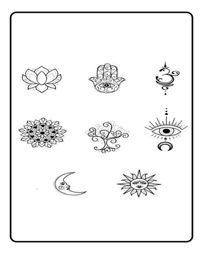 New Spiritual Semi Permanent Tattoo Bundle