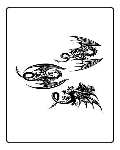 3 Dragons Semi-Permanent Tattoo