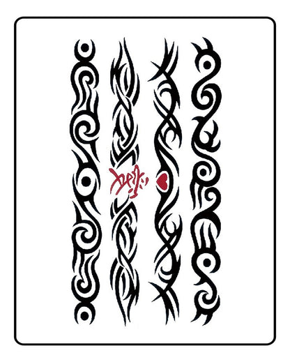 4 Armband Temporary Tattoo Bundle