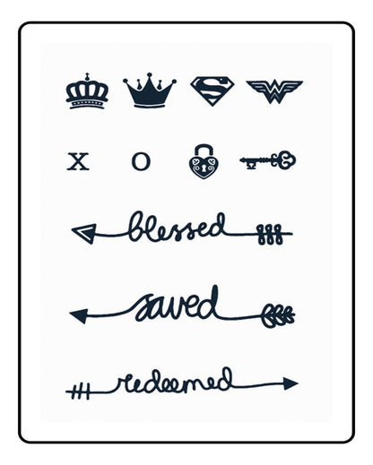 Blessed Tattoo Bundle Semi Permanent Tattoo
