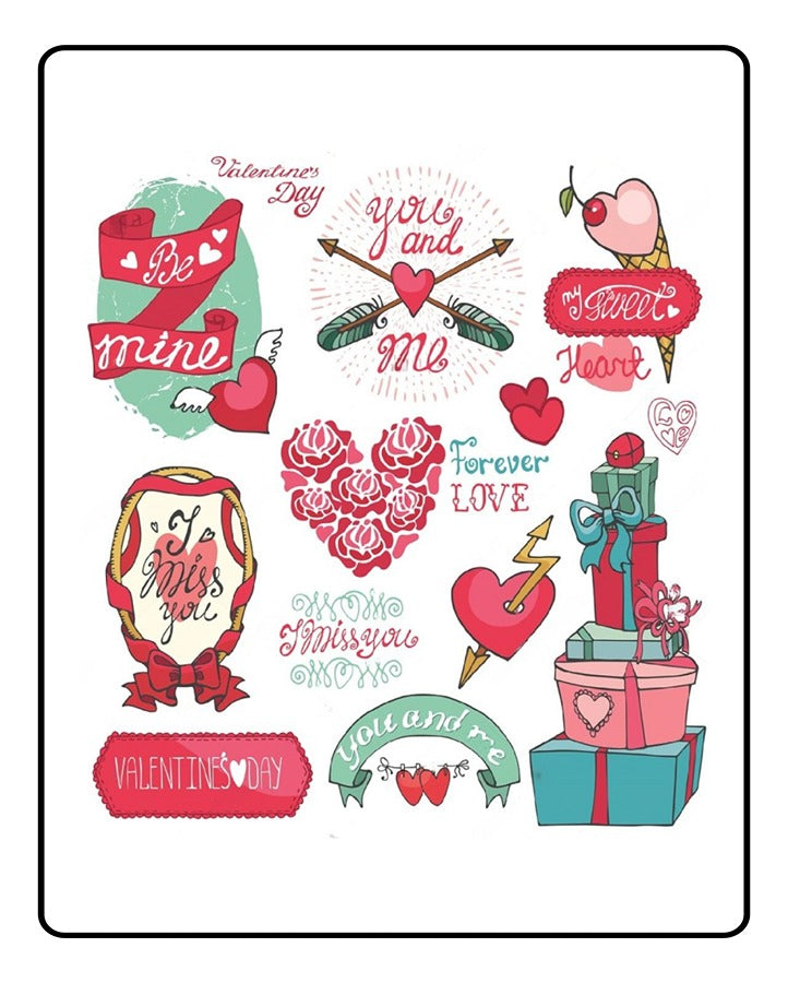 Valentine's Temporary Tattoo Bundle