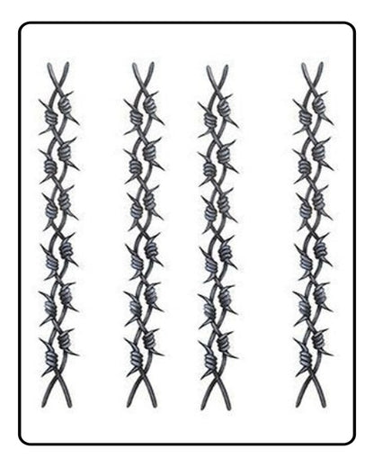 Barbed Wire Armband Temporary Tattoo